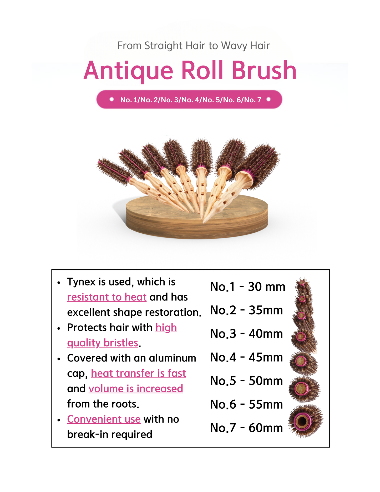 Antique Roll Brush