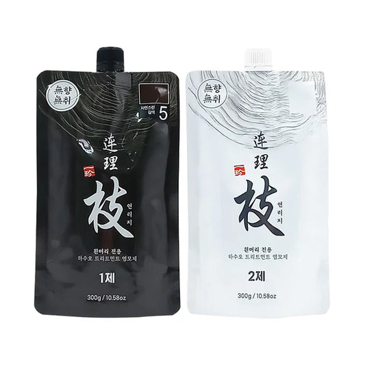 Iljin HASUO Treatment Hair Color (step 1 300g, step 2 300g)